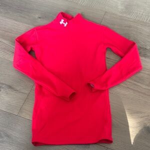 Under Armour Vibrant Red High-Neck Top